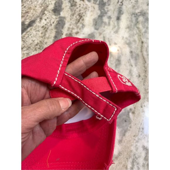 Pink Crazy Dog Lady Baseball Cap #dog #distressed hat #heart - Picture 5 of 6